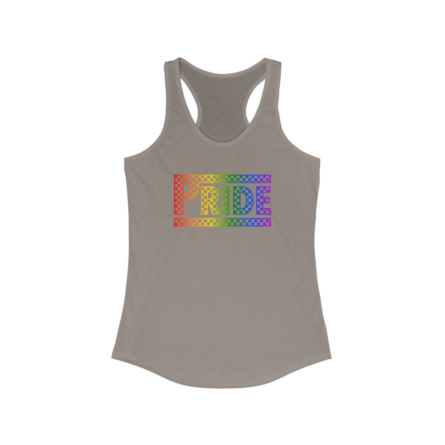 Pride Racerback Tank, LGBTQ+ Apparel, Summer Workout Top, Equal Rights Shirt, Pride Month Celebration, Casual Fashion