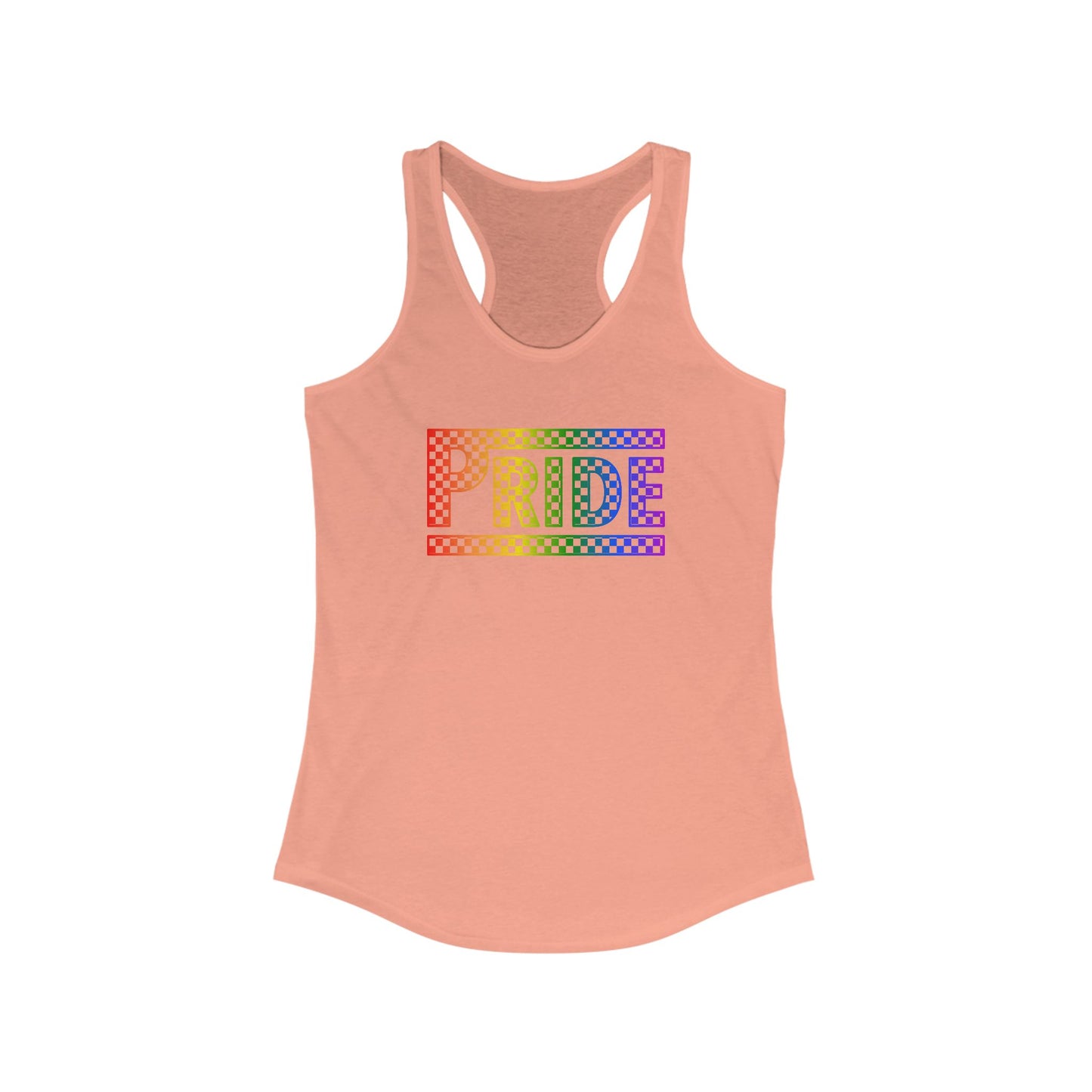 Pride Racerback Tank, LGBTQ+ Apparel, Summer Workout Top, Equal Rights Shirt, Pride Month Celebration, Casual Fashion