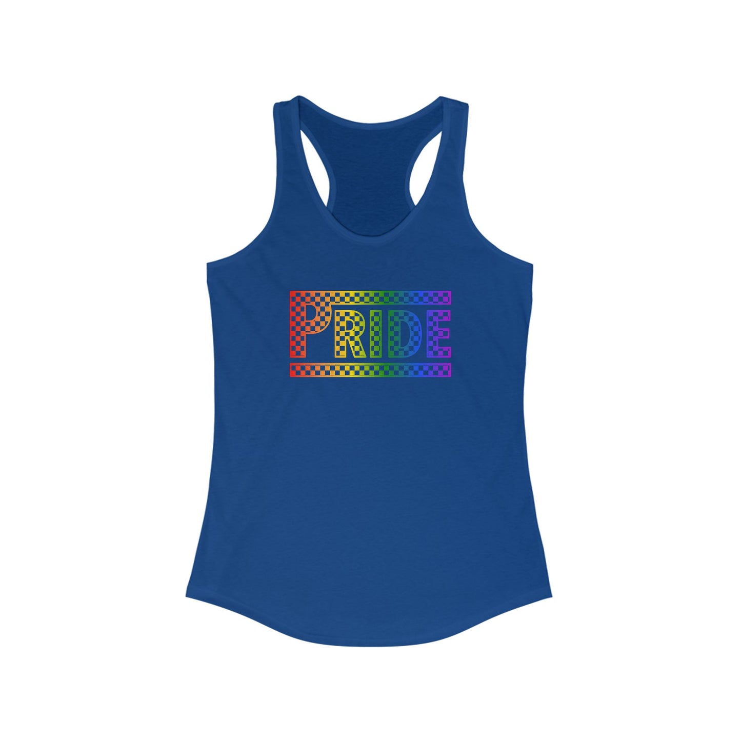 Pride Racerback Tank, LGBTQ+ Apparel, Summer Workout Top, Equal Rights Shirt, Pride Month Celebration, Casual Fashion
