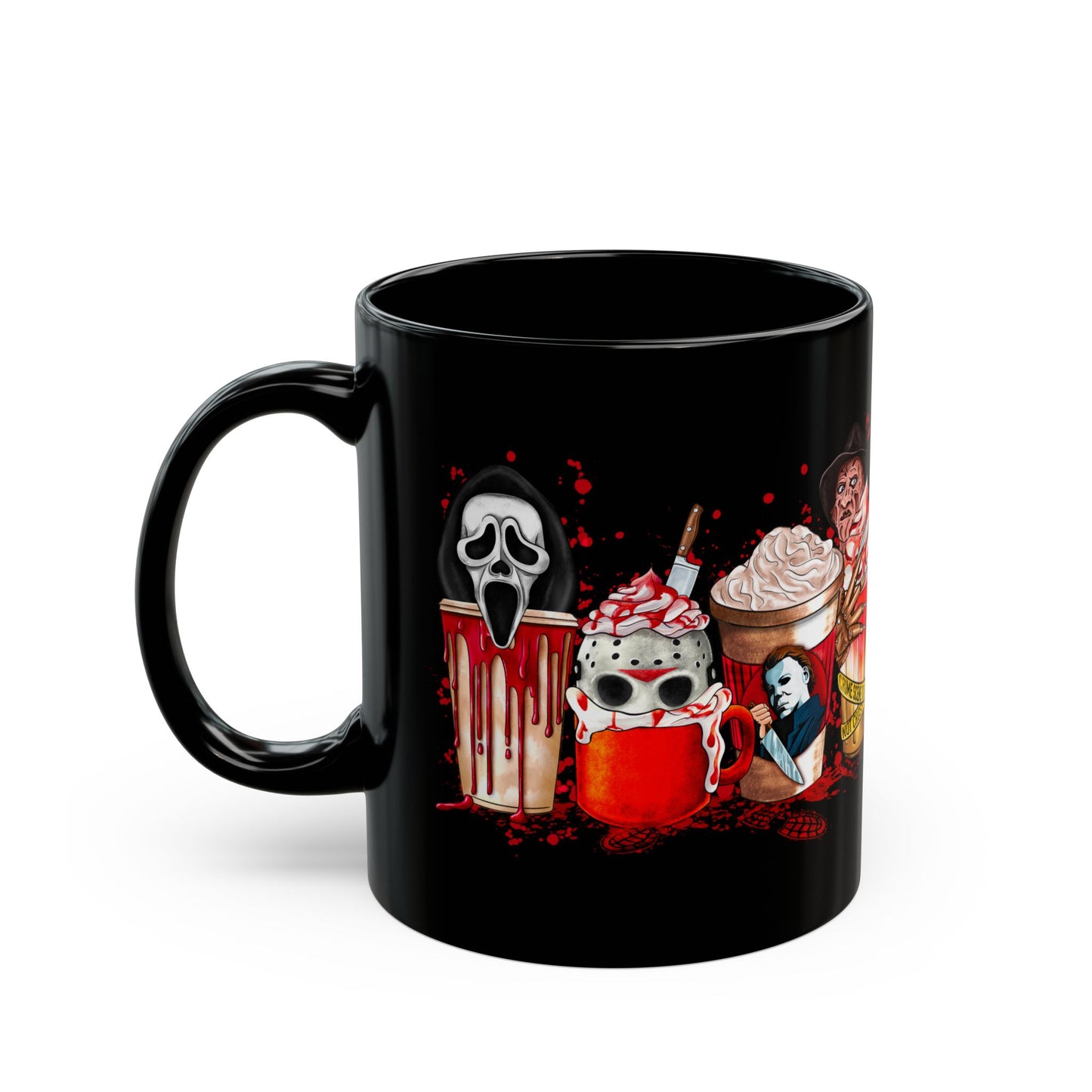 Spooky coffee 11oz Black Mug
