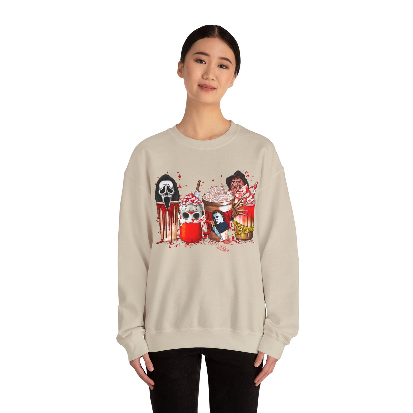 Spooky Coffee Crewneck Sweatshirt