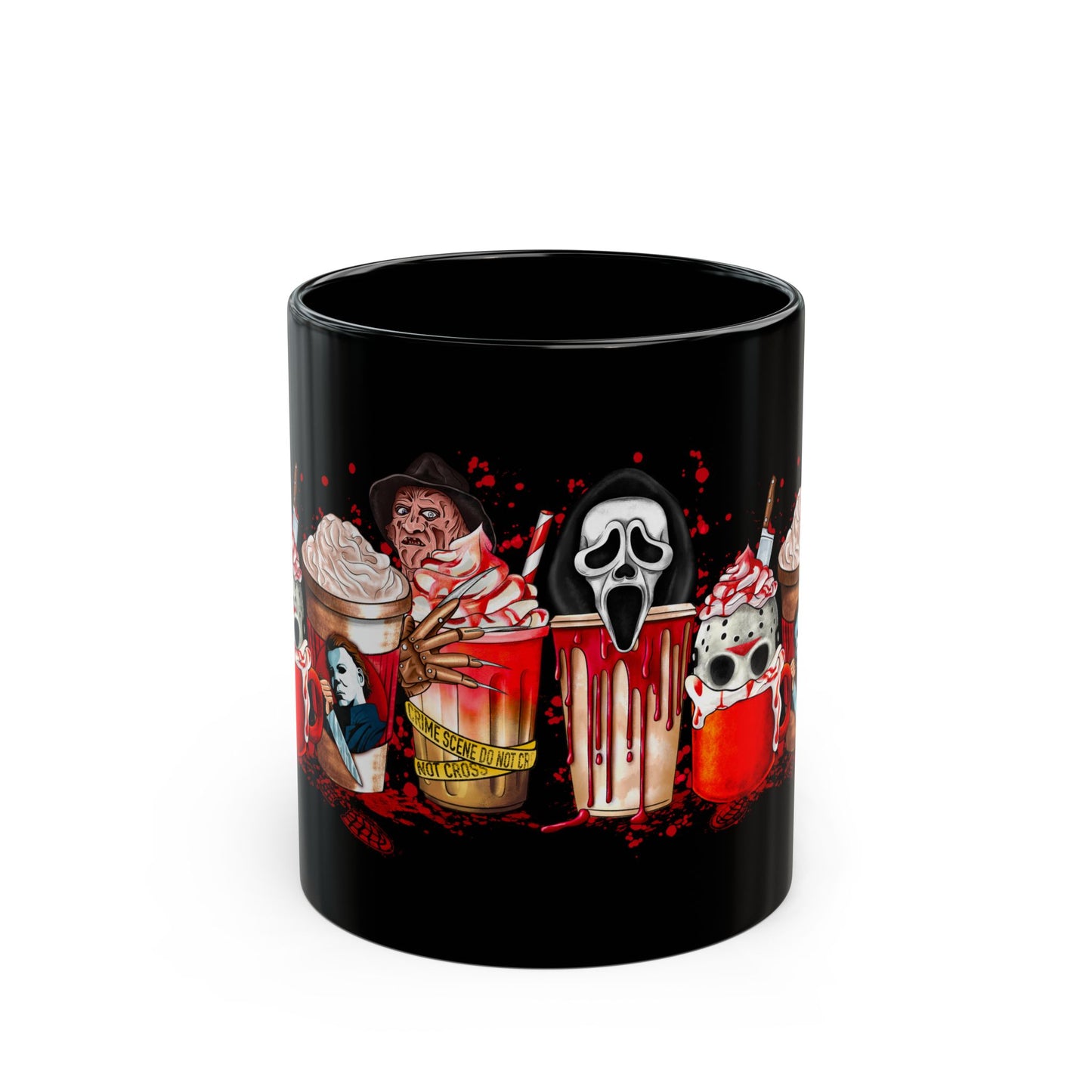 Spooky coffee 11oz Black Mug