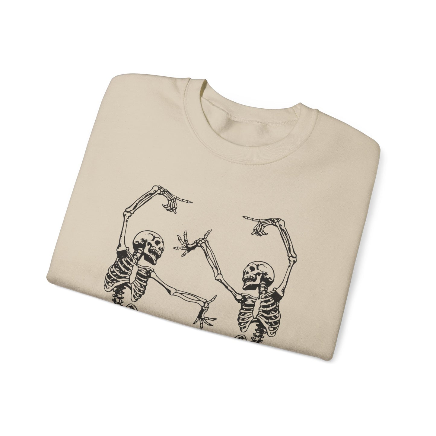 Dancing Skeletons Gildan Crewneck Sweatshirt