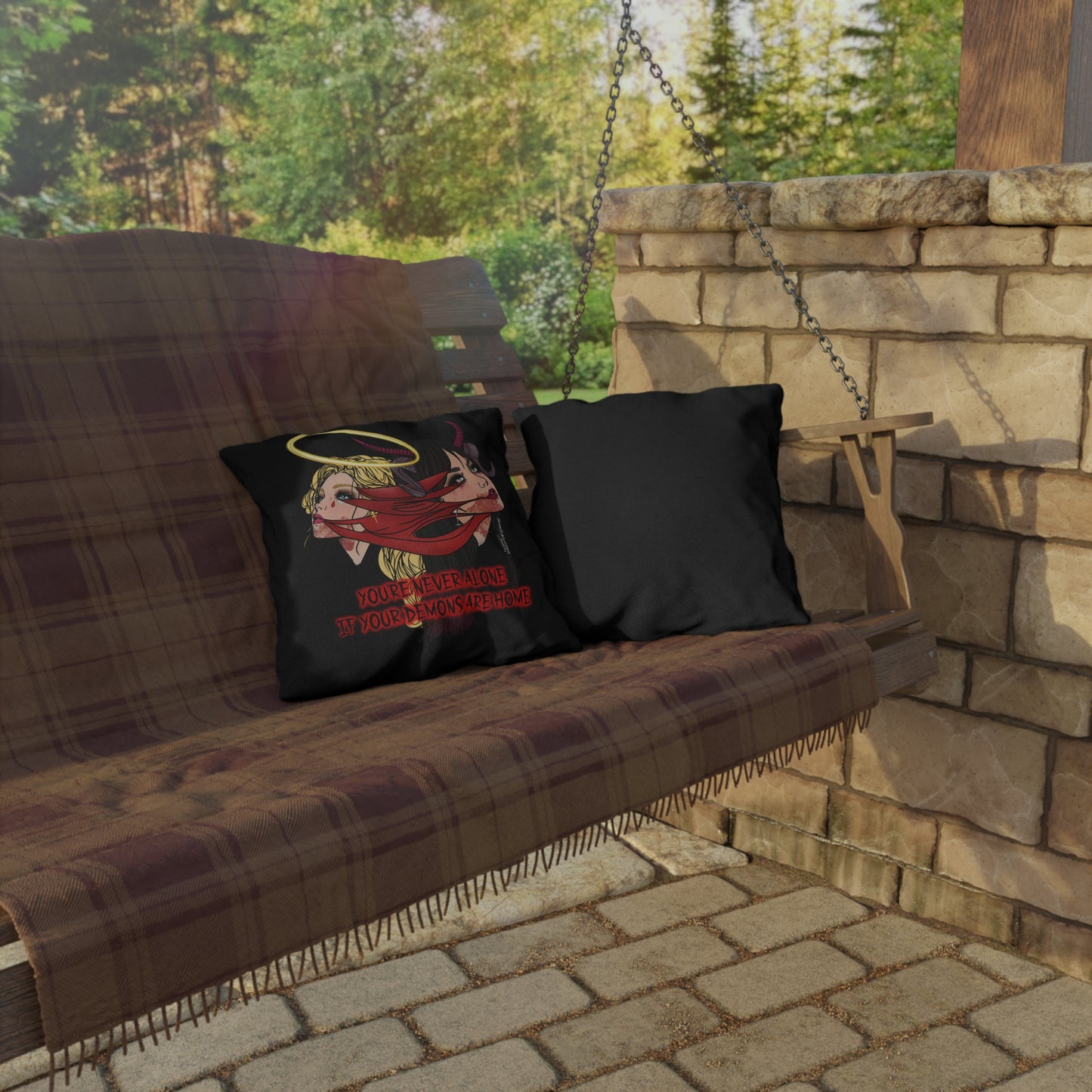 Never Alone Pillow