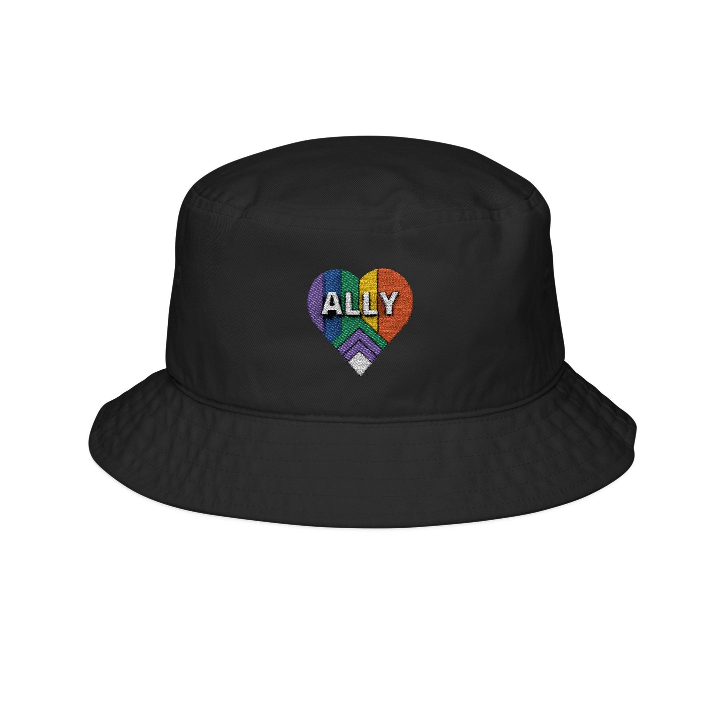 Rainbow Ally Bucket Hat - Embrace Diversity, Summer Fashion, Pride Gift, Outdoor Accessory, Lightweight Headwear, Love & Acceptance