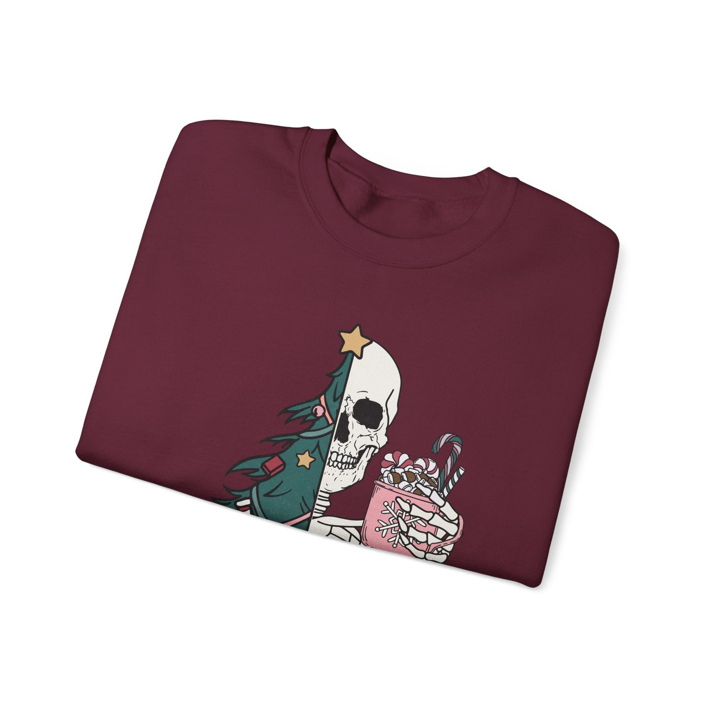 Spooky and Merry Gildan Crewneck Sweatshirt