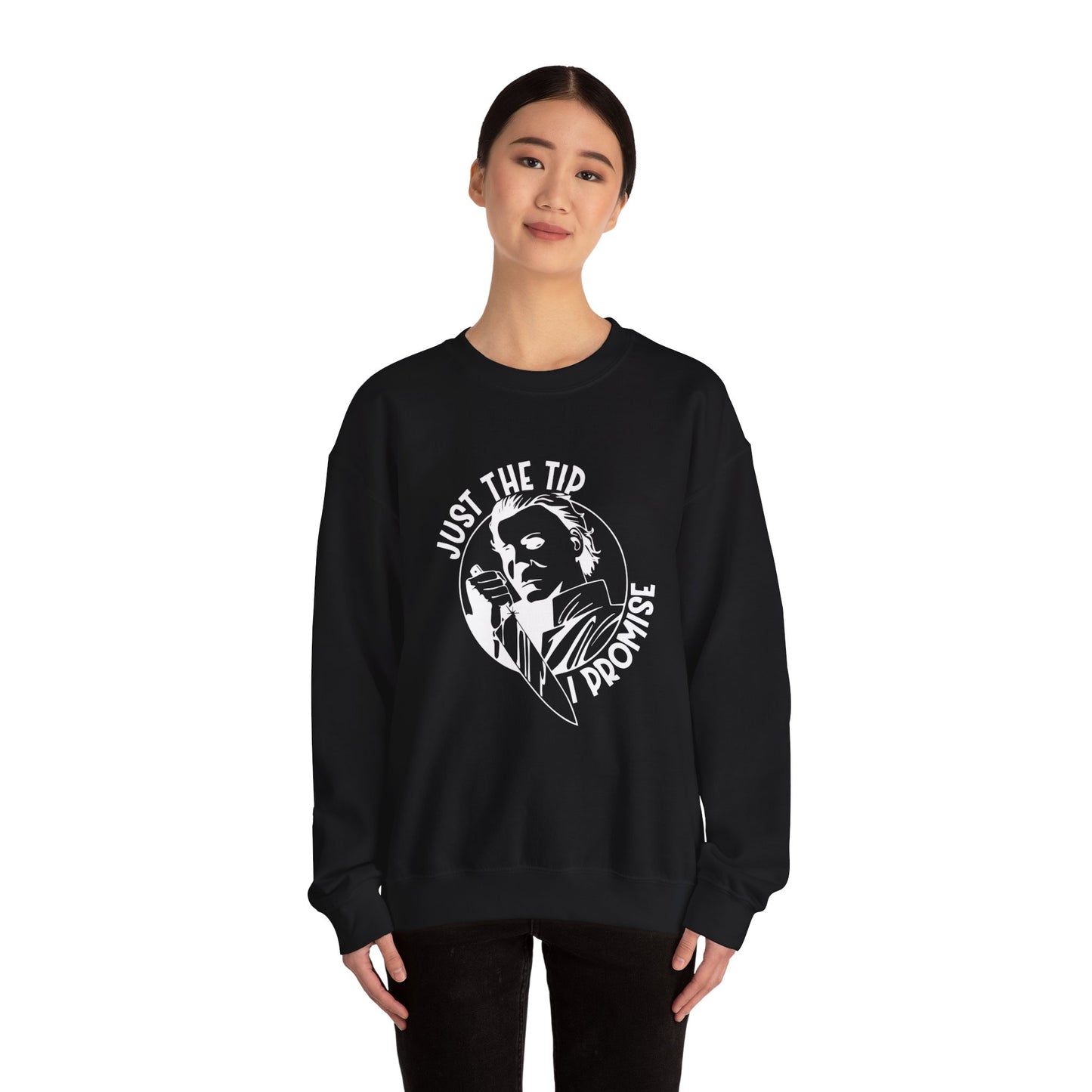 Just the tip Gildan Crewneck Sweatshirt
