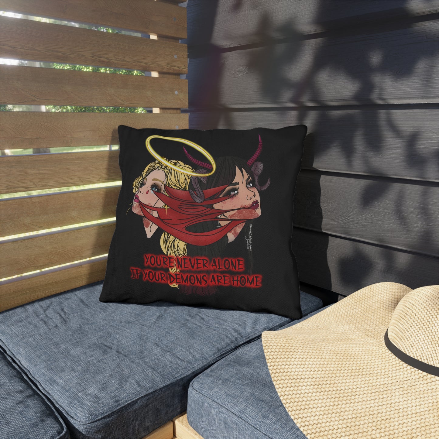 Never Alone Pillow