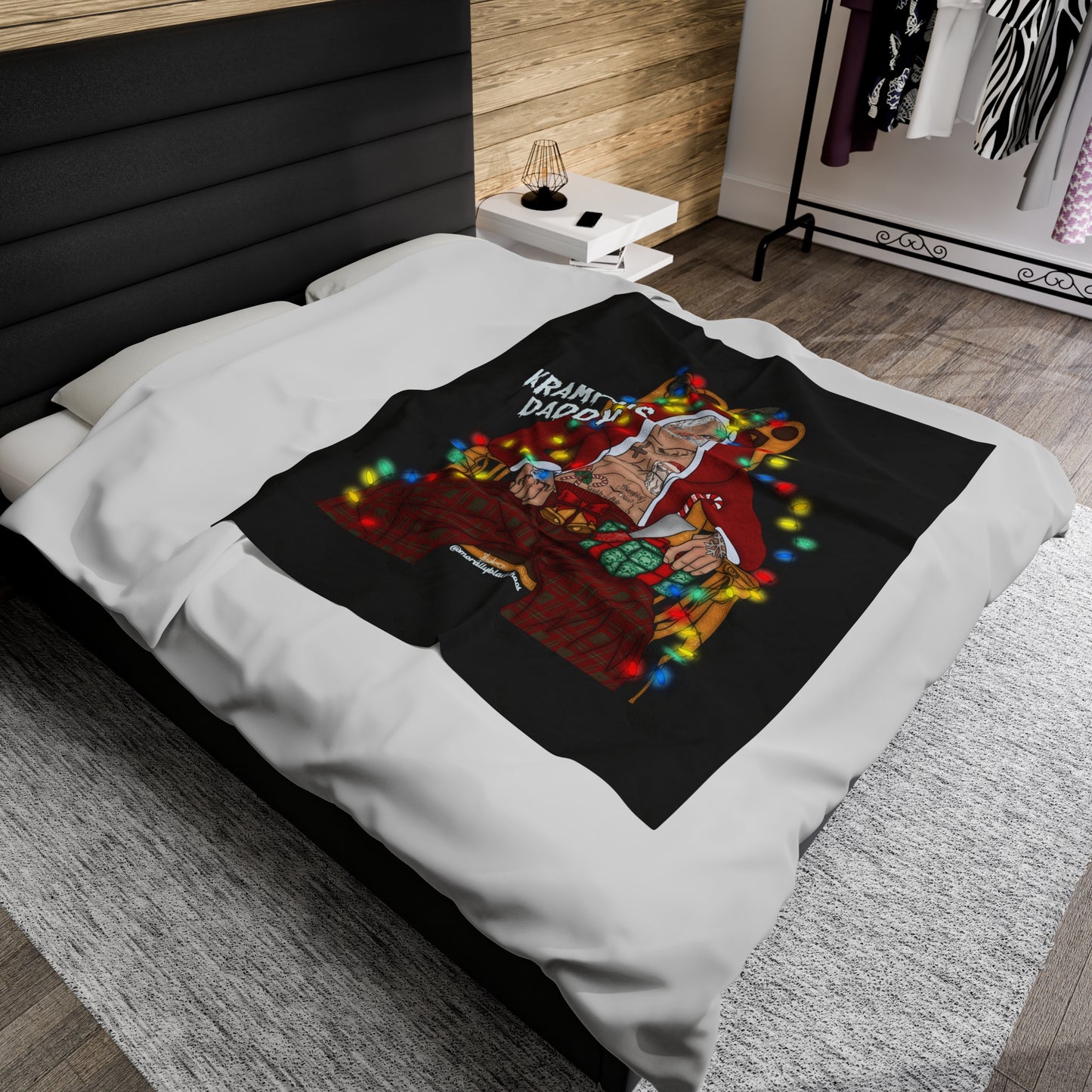 Daddy Krampus Blanket
