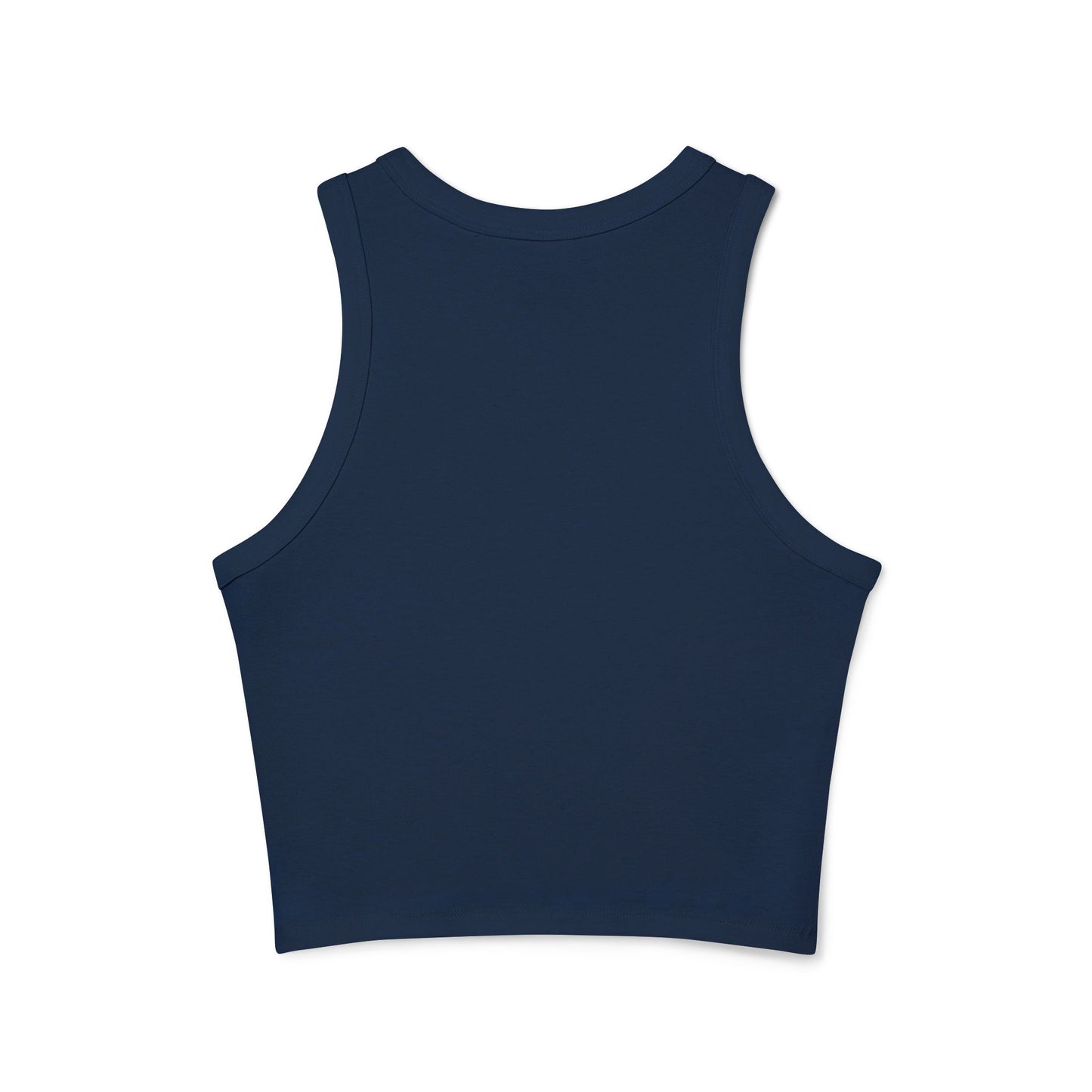 Gothic Summoning Women's Racer Tank Top - Edgy Black Crop for Festivals & Everyday Wear
