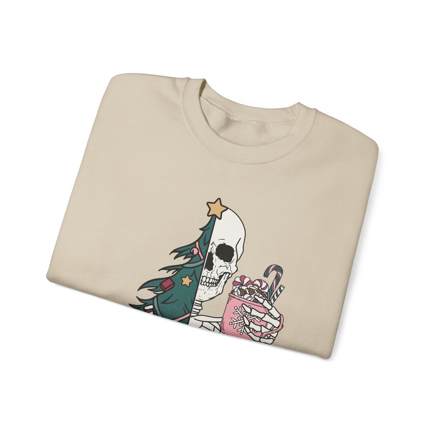 Spooky and Merry Gildan Crewneck Sweatshirt
