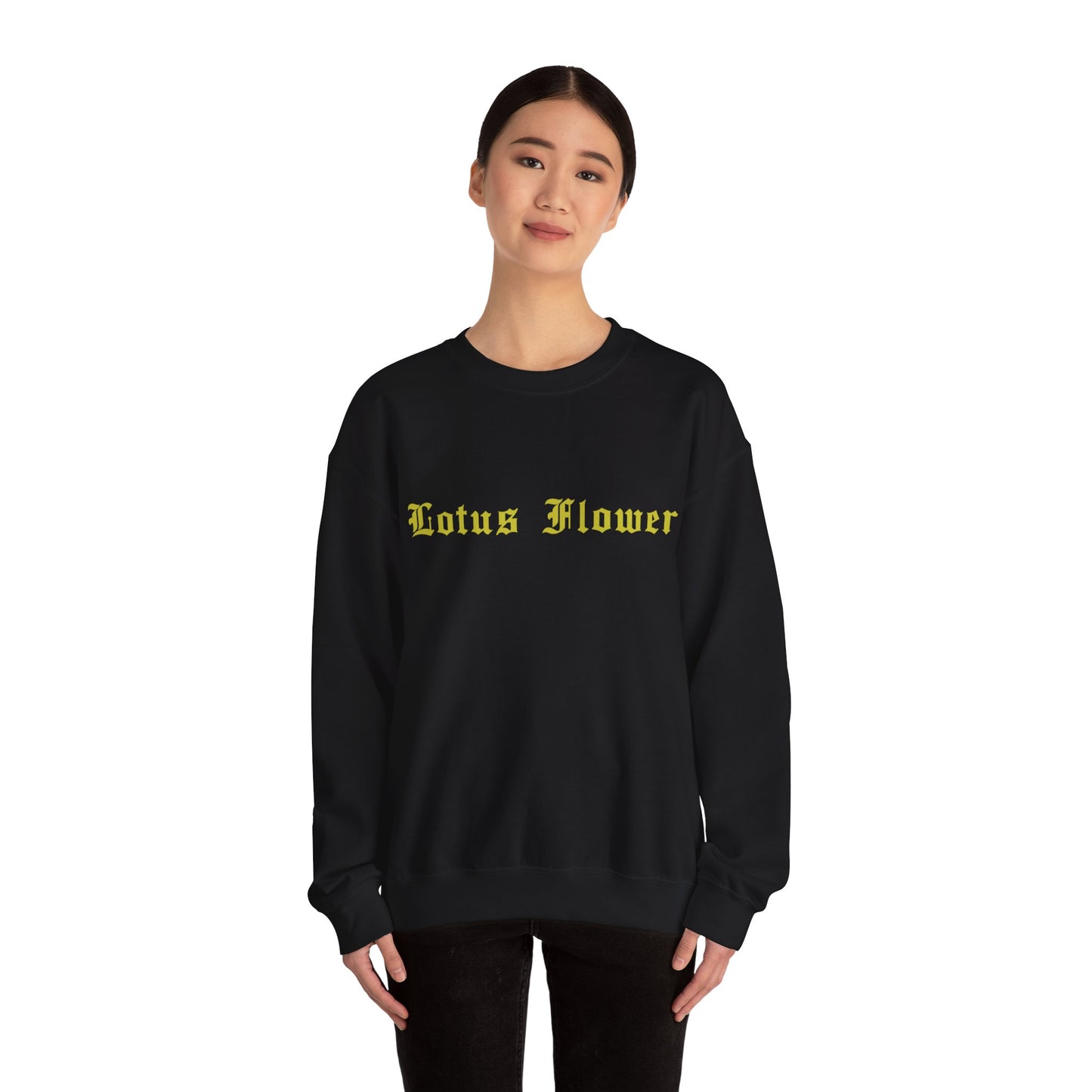 Lotus Flower Gildan Crewneck Sweatshirt