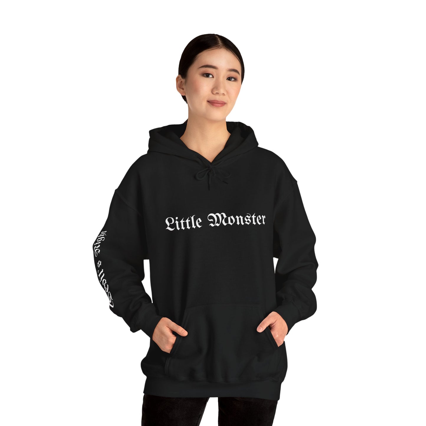 Little Monster Gildan Hooded Sweatshirt