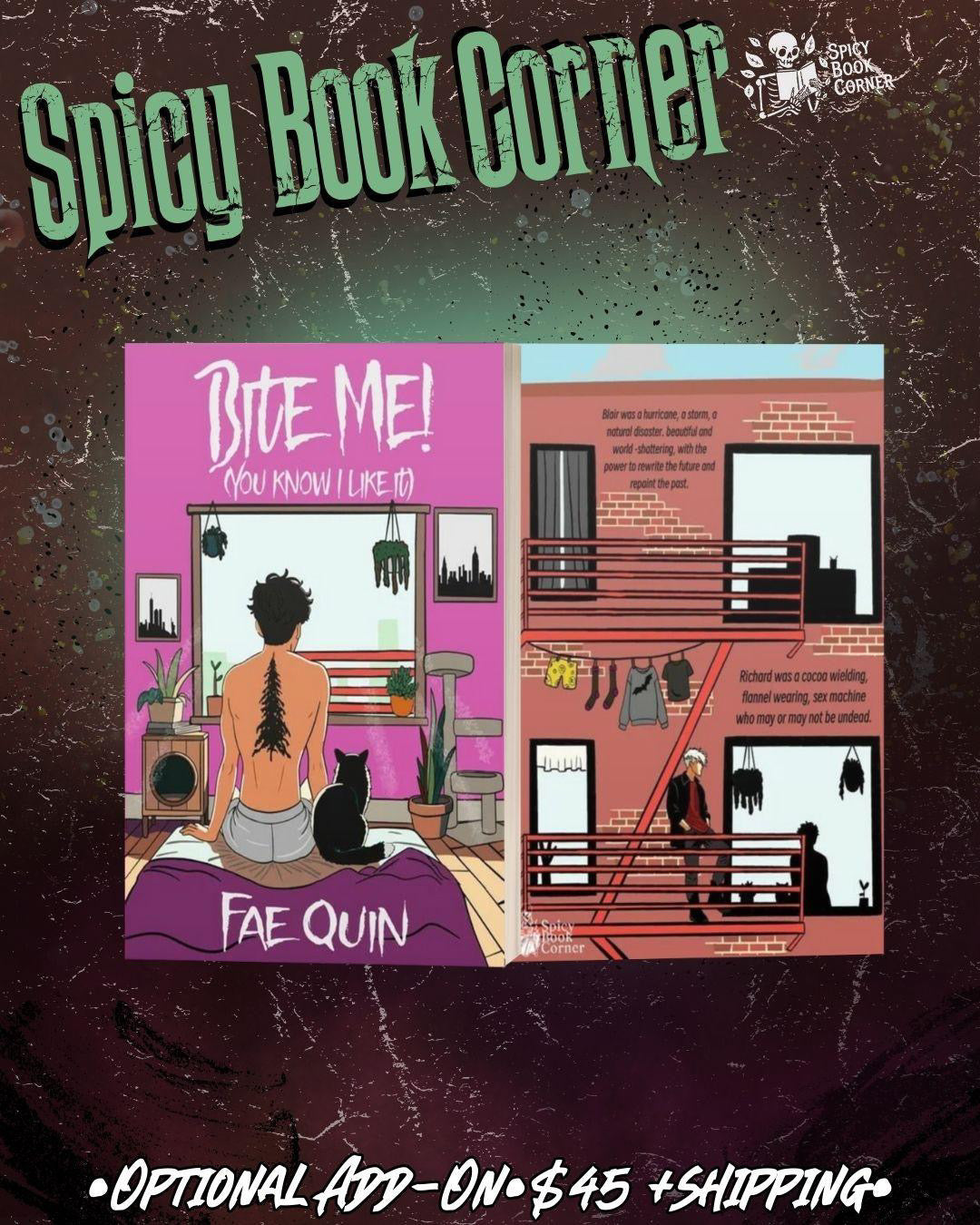Bite Me Book Box Fae Quin Book Only