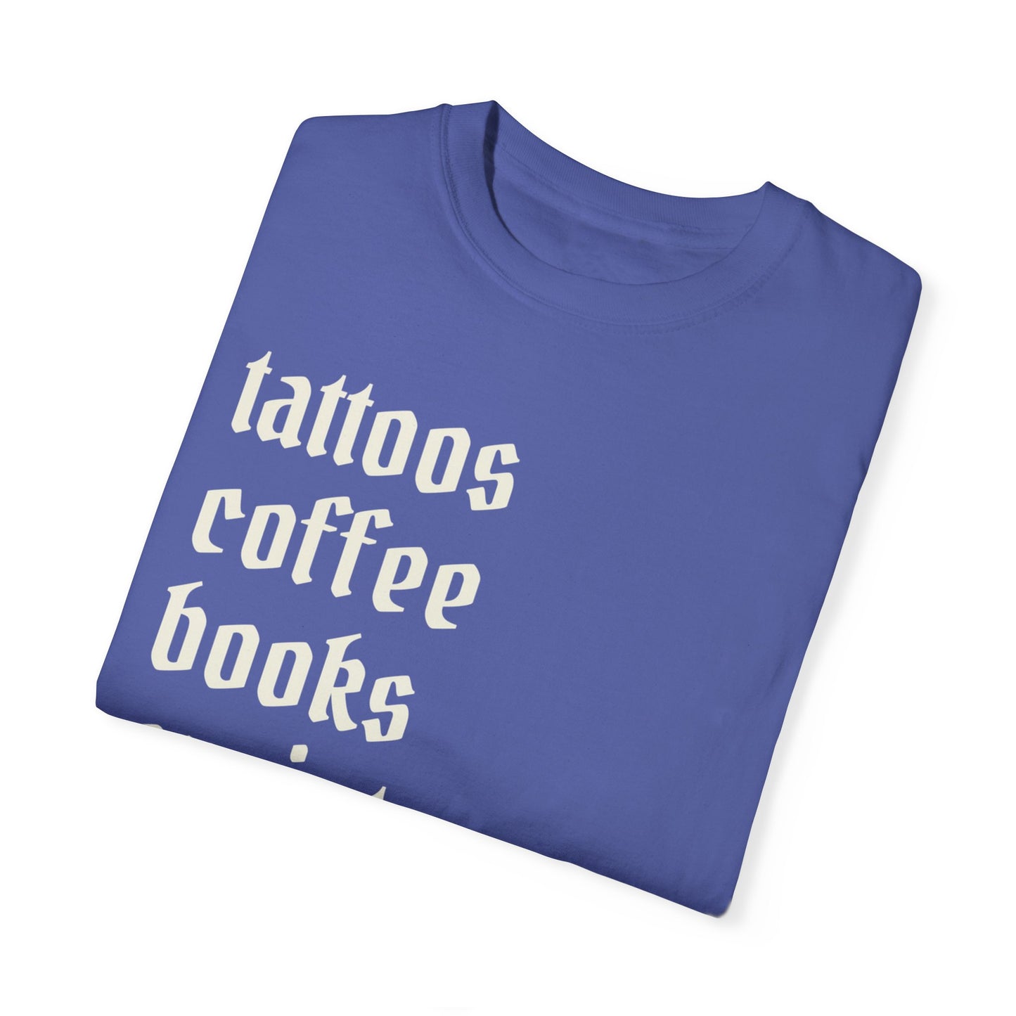 Tattoos coffee books anxiety