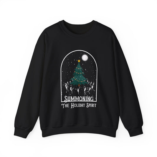 Summoning Holiday Spirit Gildan Crewneck Sweatshirt