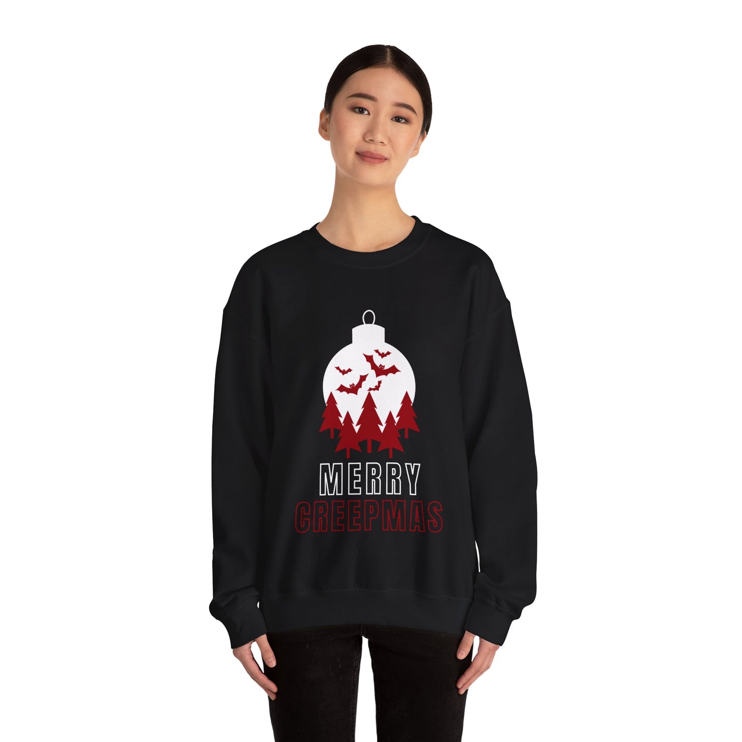 Merry Creepmas Gildan Crewneck Sweatshirt