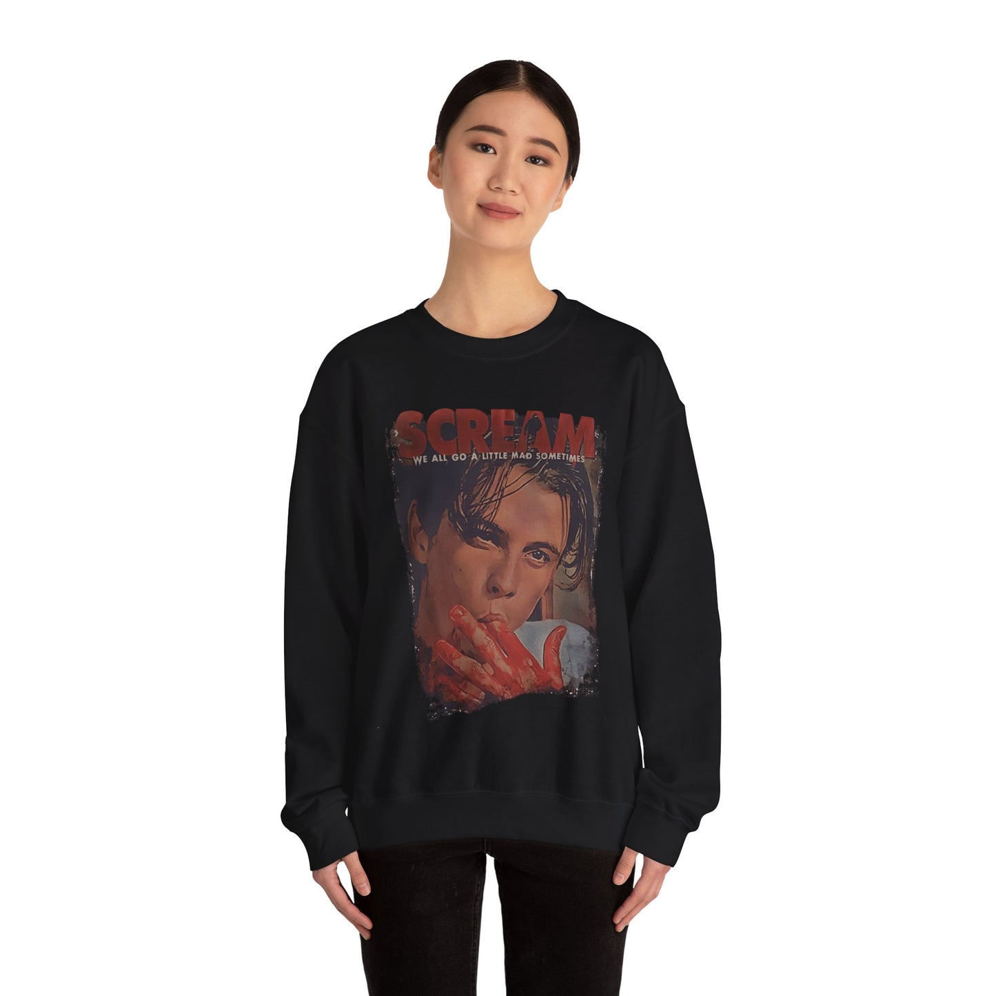 Scream Gildan Crewneck Sweatshirt