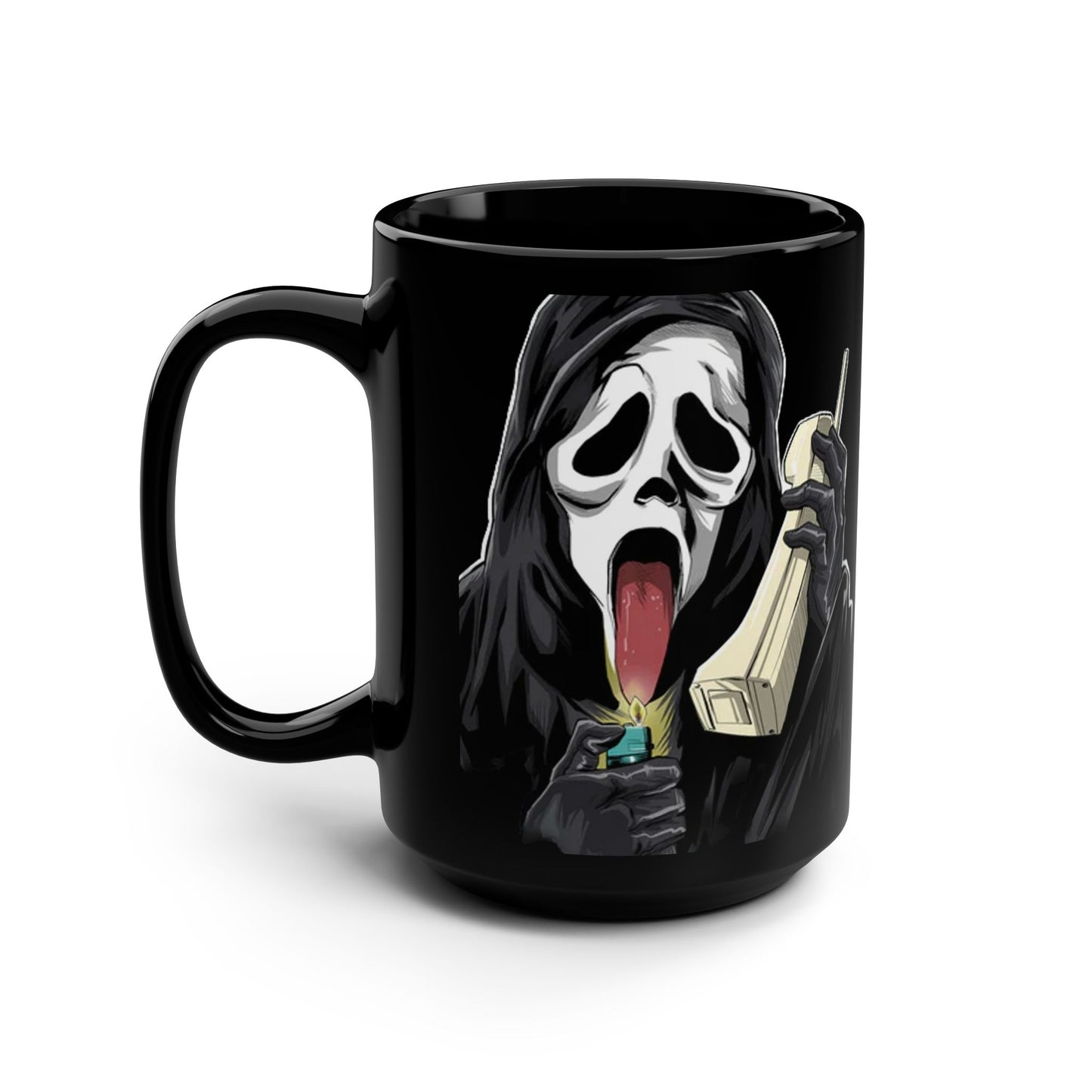 Scream Black Mug, 15oz