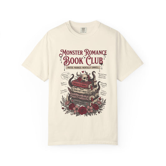 Monster Romance Book Club T-Shirt — Gothic Booklover Tee