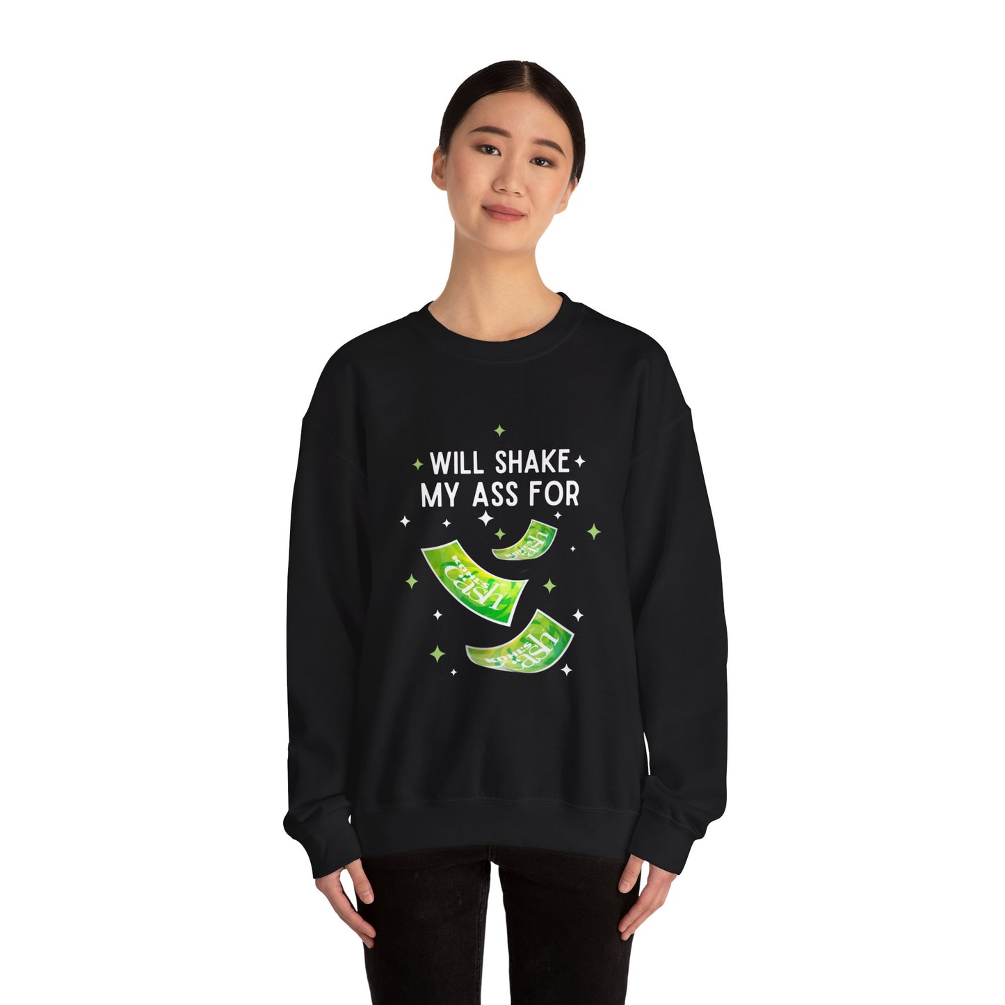 Will shake my booty Gildan Crewneck Sweatshirt