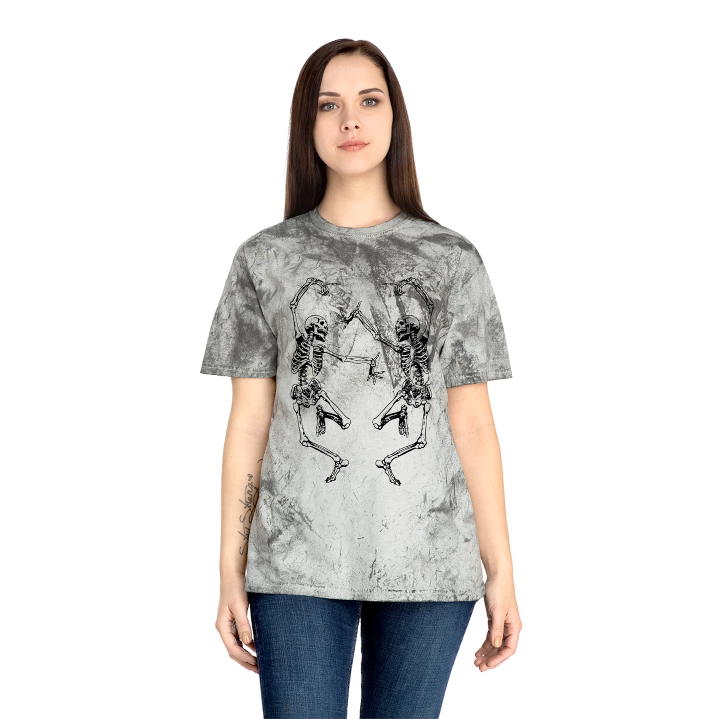 Dancing Skeleton Color Blast T-Shirt