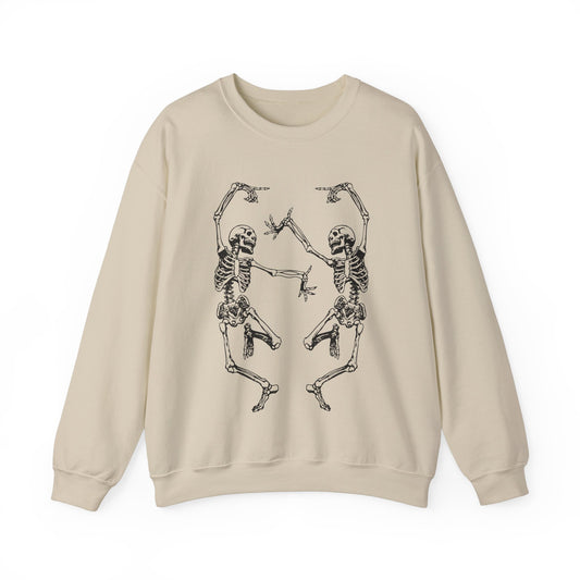 Dancing Skeletons Gildan Crewneck Sweatshirt