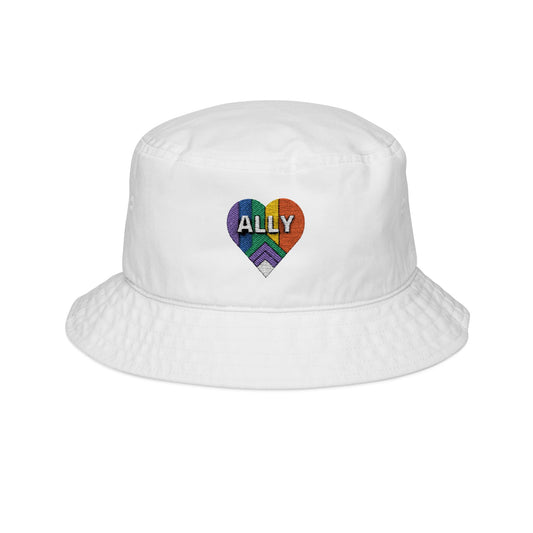 Rainbow Ally Bucket Hat - Embrace Diversity, Summer Fashion, Pride Gift, Outdoor Accessory, Lightweight Headwear, Love & Acceptance