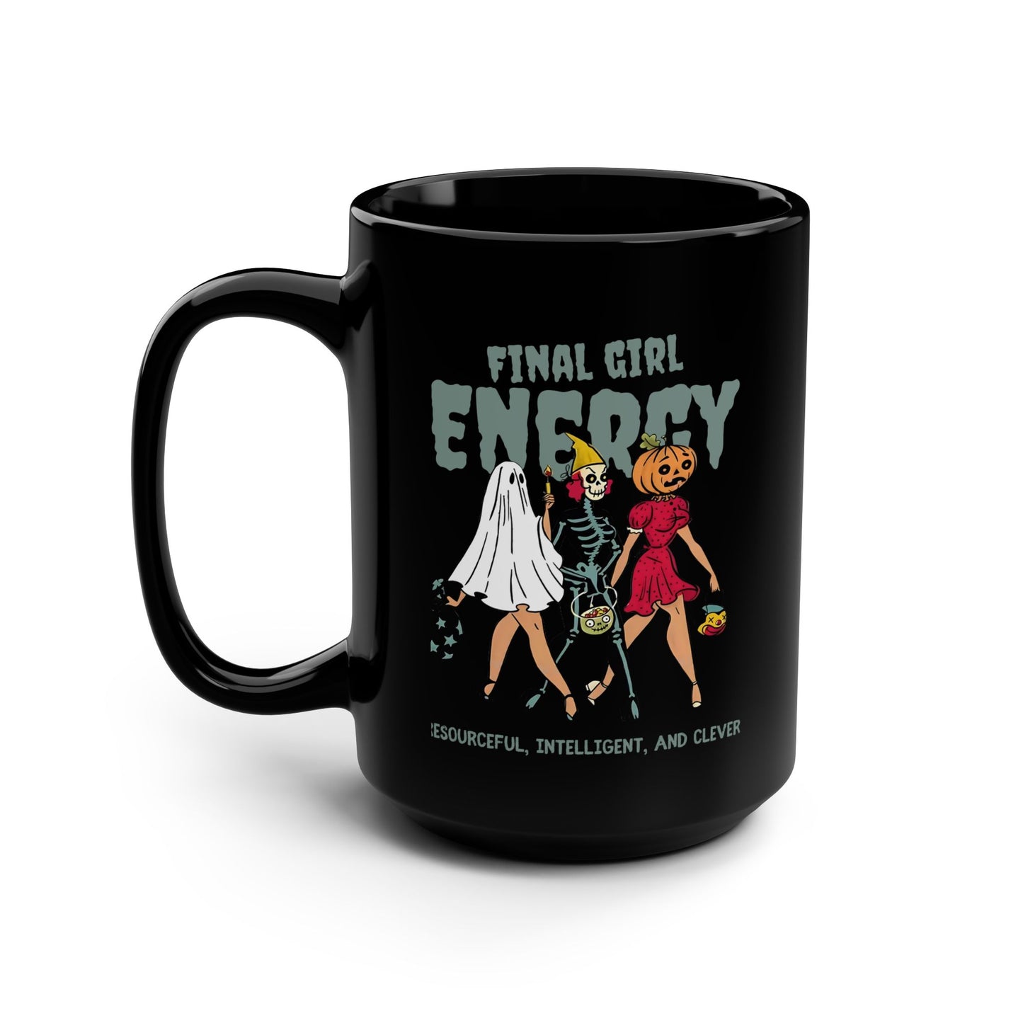 Final Girl Black Mug, 15oz