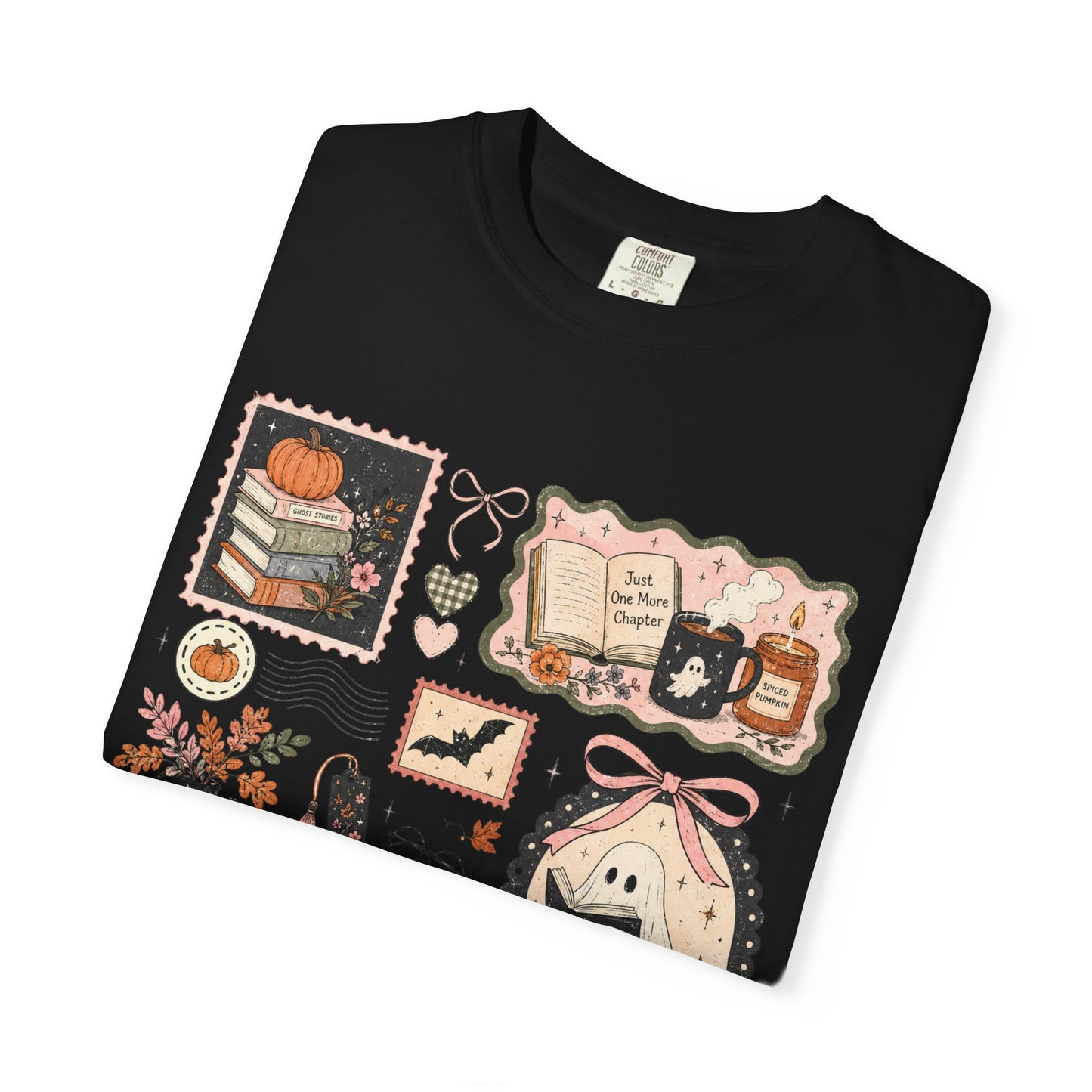 Book Lover ghostie Graphic T-Shirt