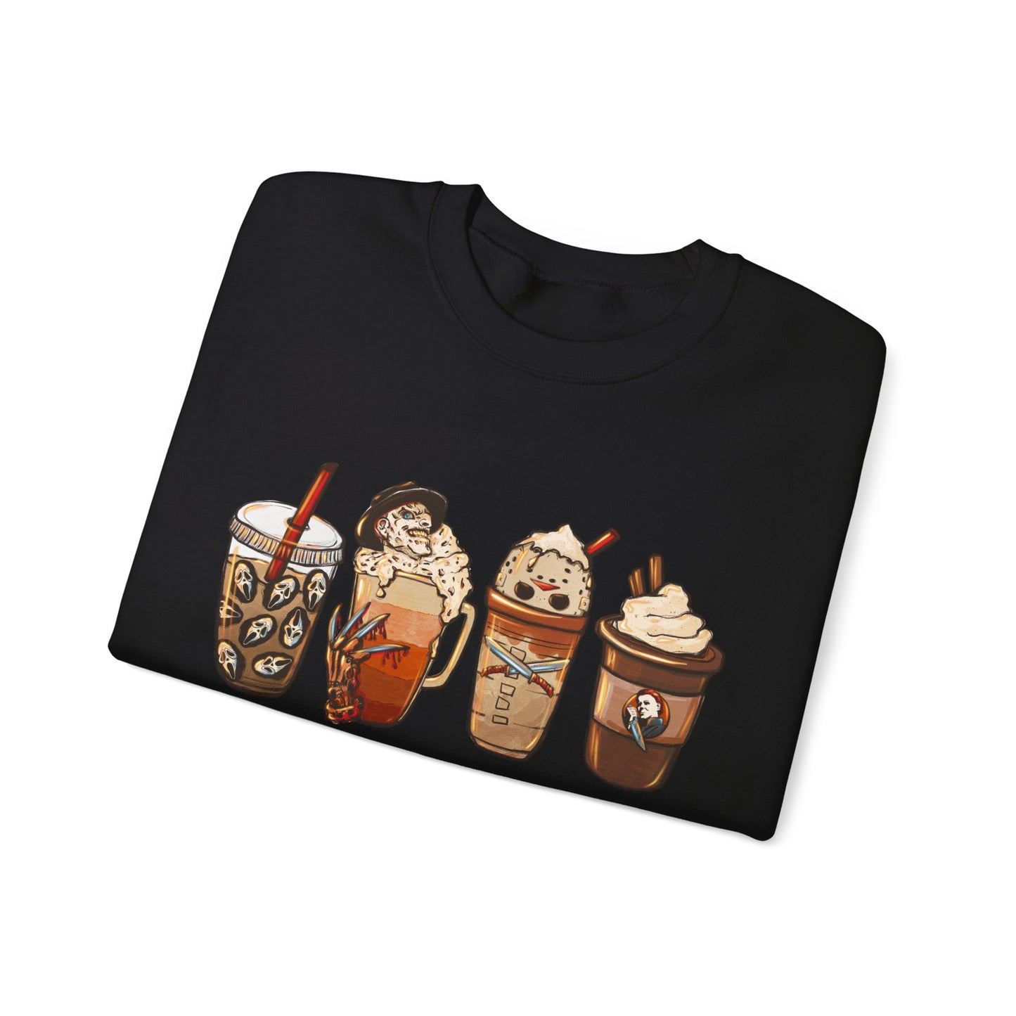 Spooky Coffee Gildan Crewneck Sweatshirt