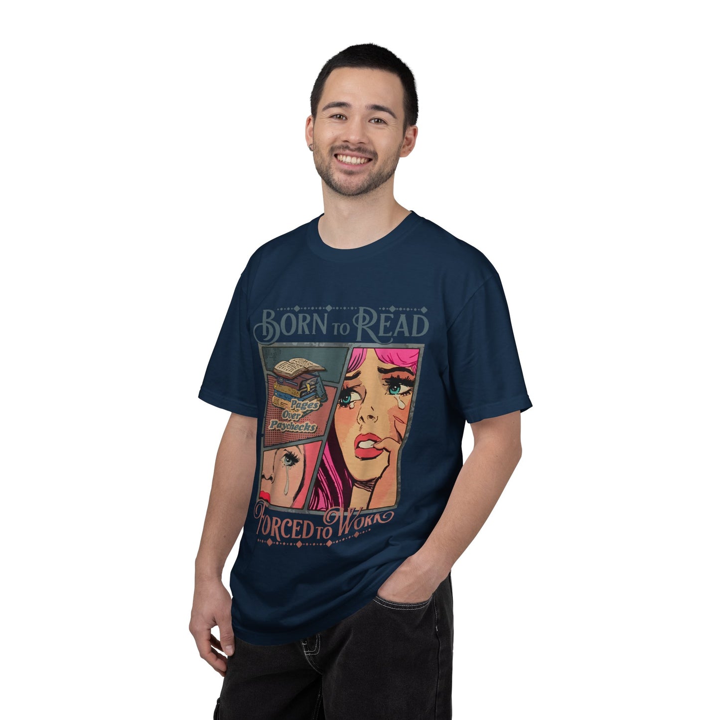 Born to Read, Forced to Work T-Shirt