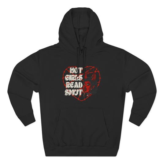 Hot Girls Read Smut Hoodie - Cozy Fleece for Book Lovers
