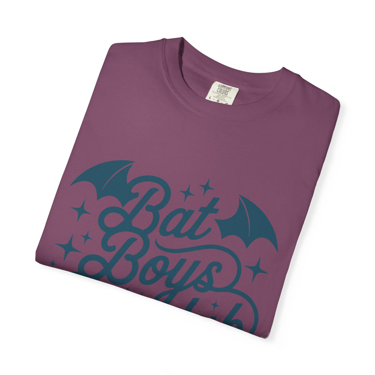 Bat Boys Fanclub T-Shirt — Retro Script Bat Graphic Tee