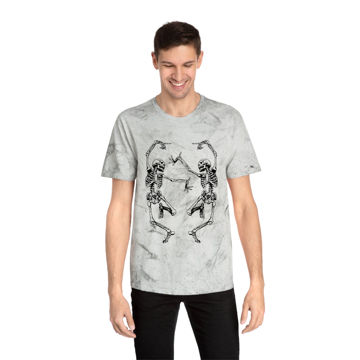 Dancing Skeleton Color Blast T-Shirt