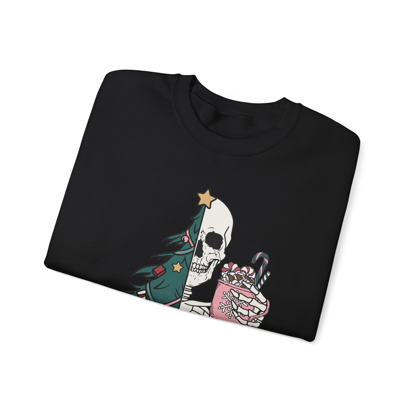 Spooky and Merry Gildan Crewneck Sweatshirt