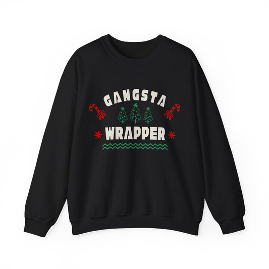 Gangsta Wrapper Gildan Crewneck Sweatshirt