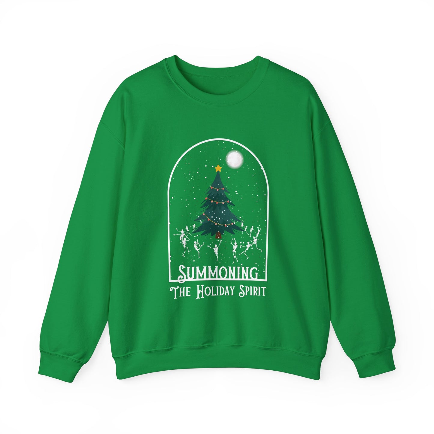 Summoning Holiday Spirit Gildan Crewneck Sweatshirt