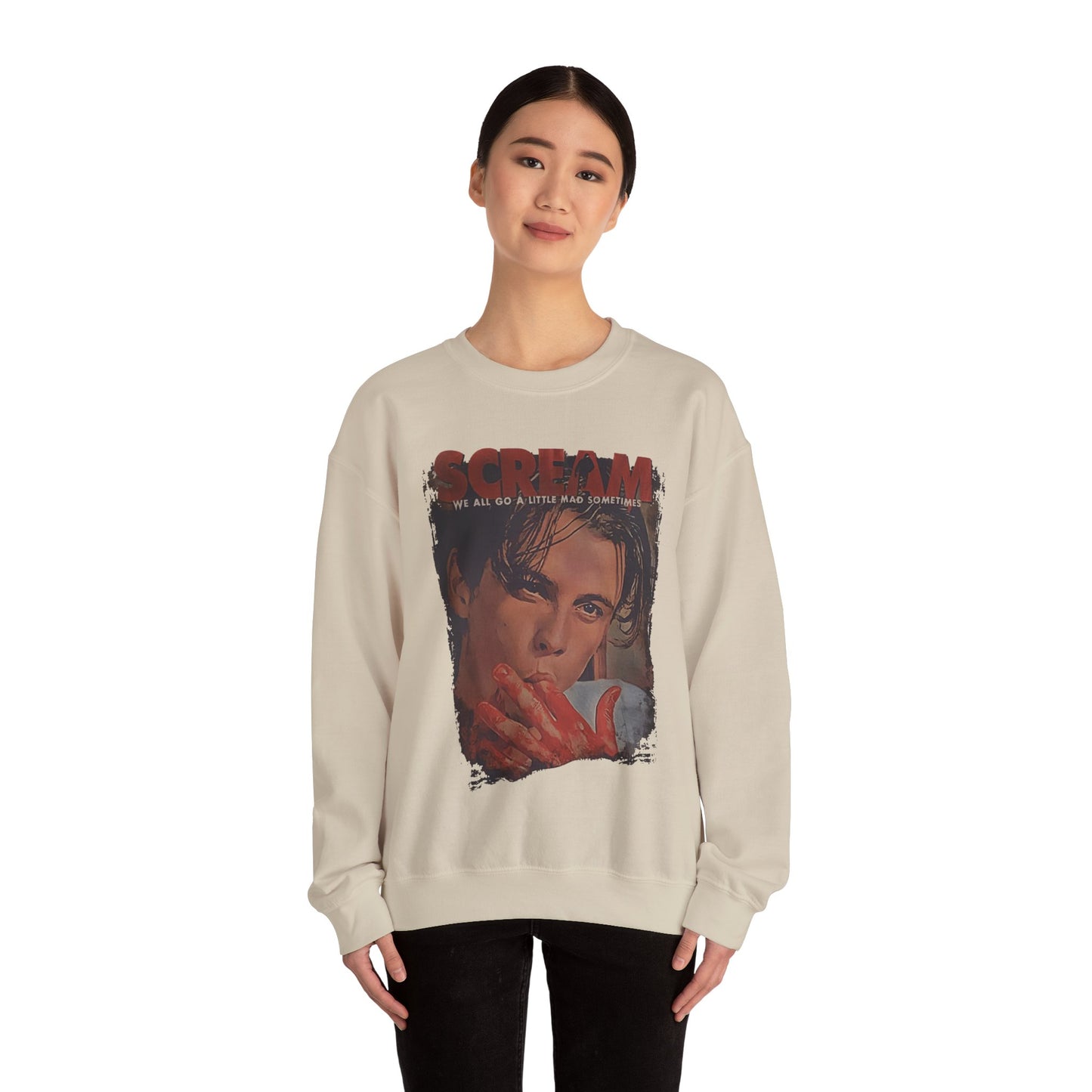 Scream Gildan Crewneck Sweatshirt