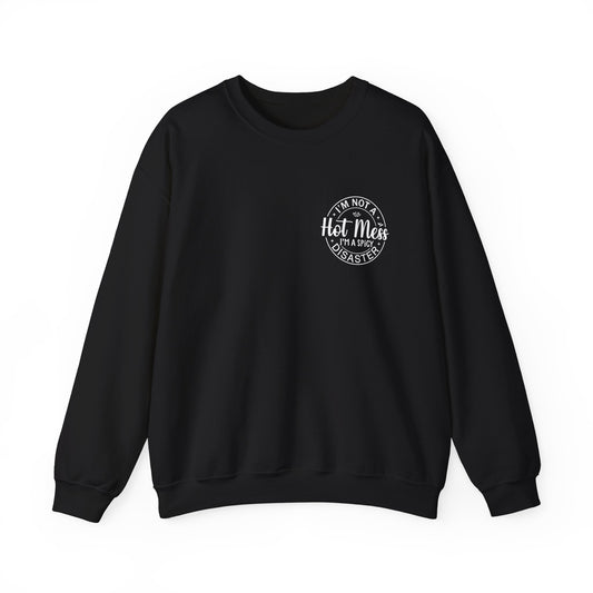 Hot Mess Gildan Crewneck Sweatshirt