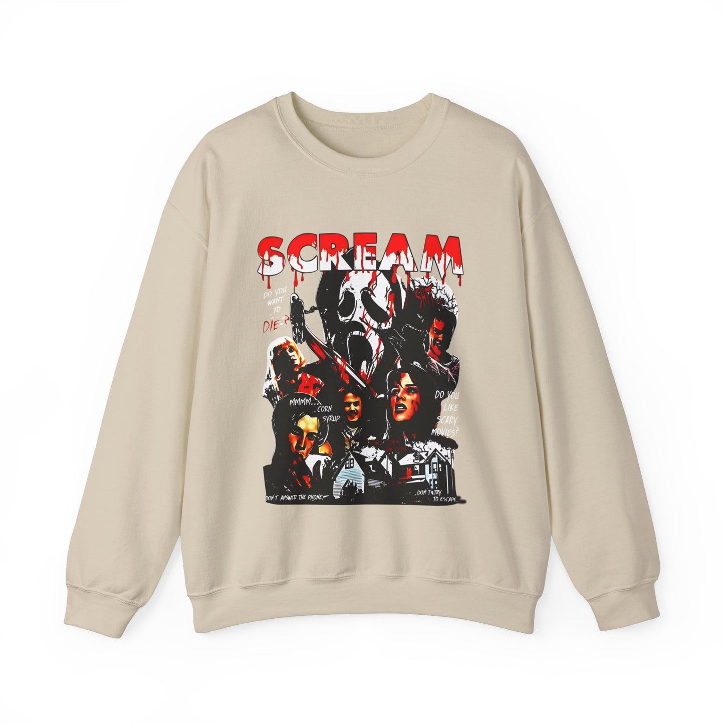 Scream Gildan Crewneck Sweatshirt