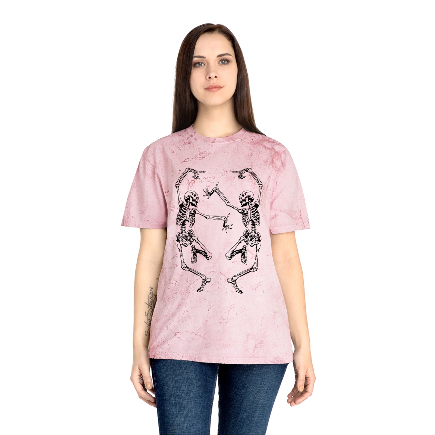 Dancing Skeleton Color Blast T-Shirt