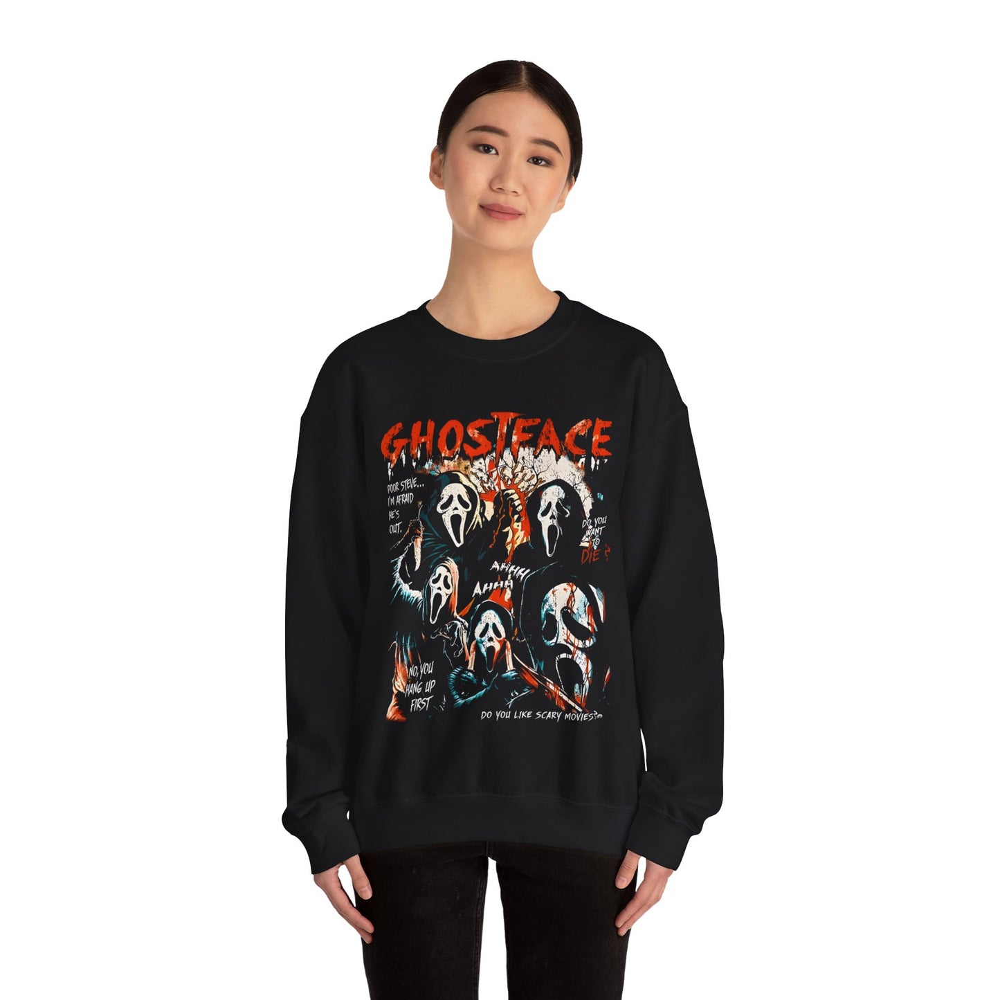 Ghostface Gildan Crewneck Sweatshirt