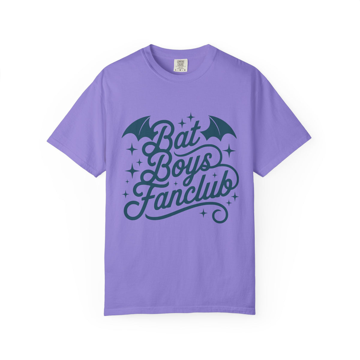 Bat Boys Fanclub T-Shirt — Retro Script Bat Graphic Tee