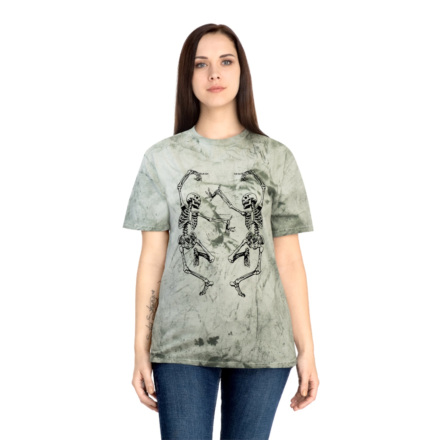 Dancing Skeleton Color Blast T-Shirt