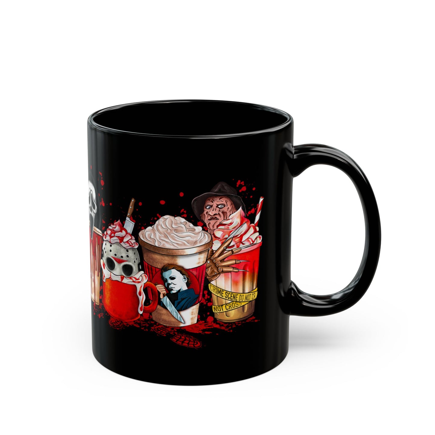 Spooky coffee 11oz Black Mug