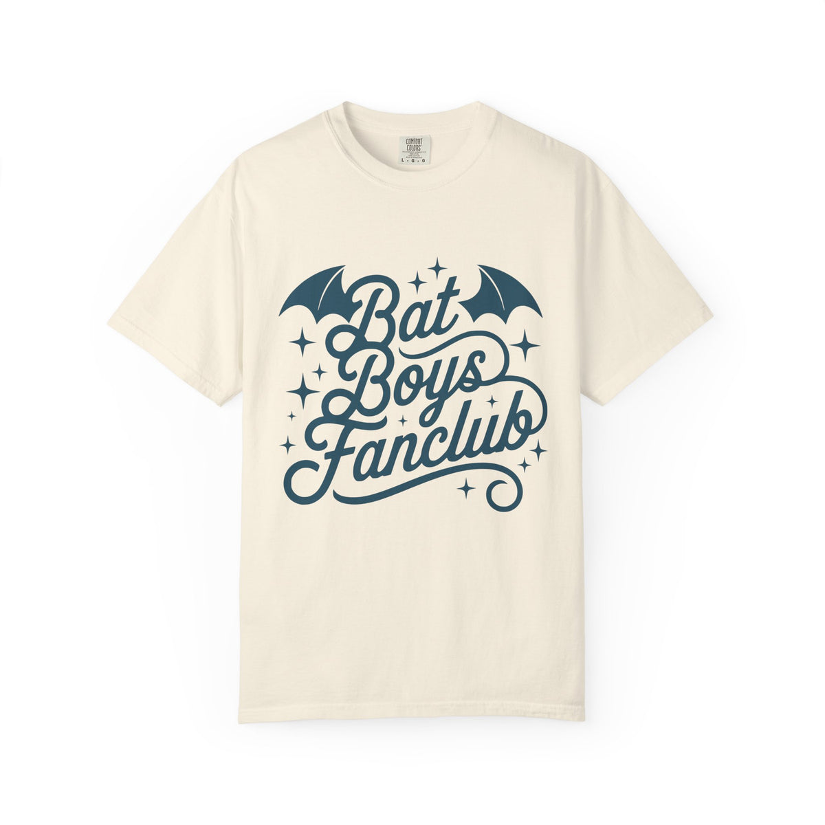 Bat Boys Fanclub T-Shirt — Retro Script Bat Graphic Tee