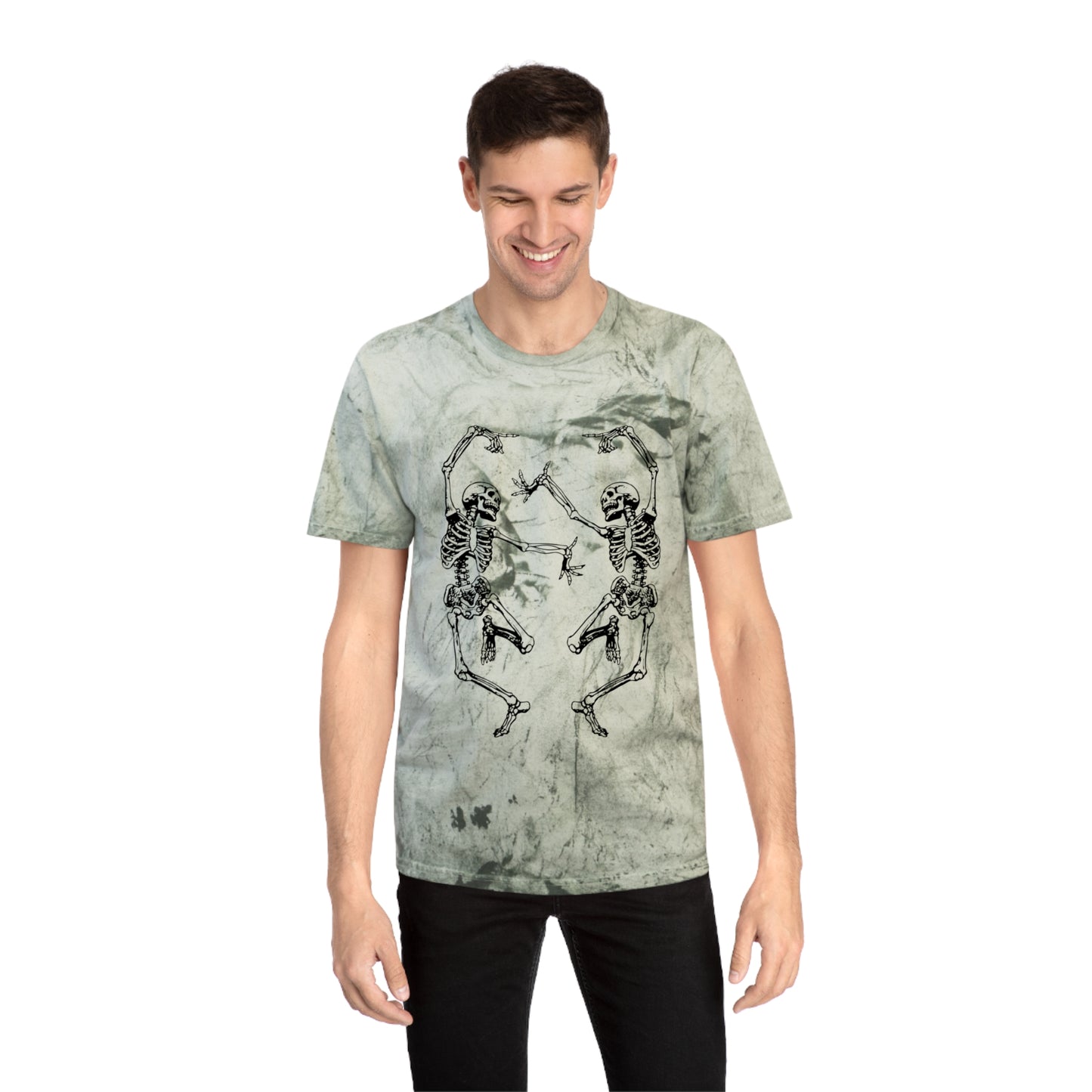 Dancing Skeleton Color Blast T-Shirt