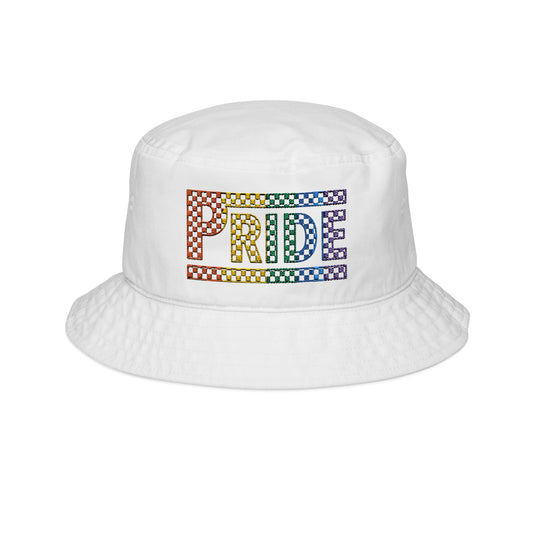 Pride Bucket Hat (Embroidery) | Rainbow Pride Hat, Summer Accessory, LGBTQ+ Gift, Festival Headwear, Outdoor Fashion