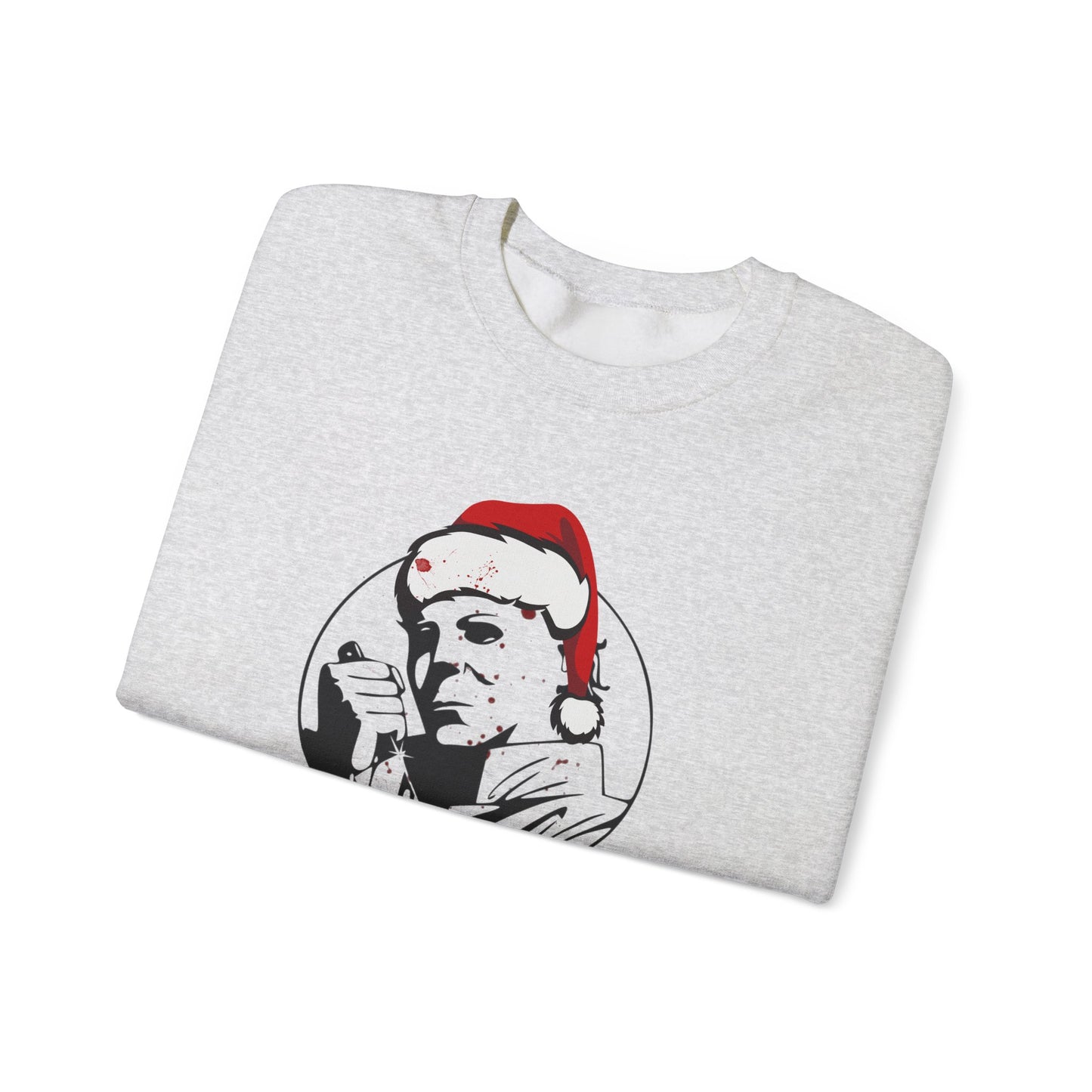 Slashing Through the Snow Gildan Crewneck Sweatshirt